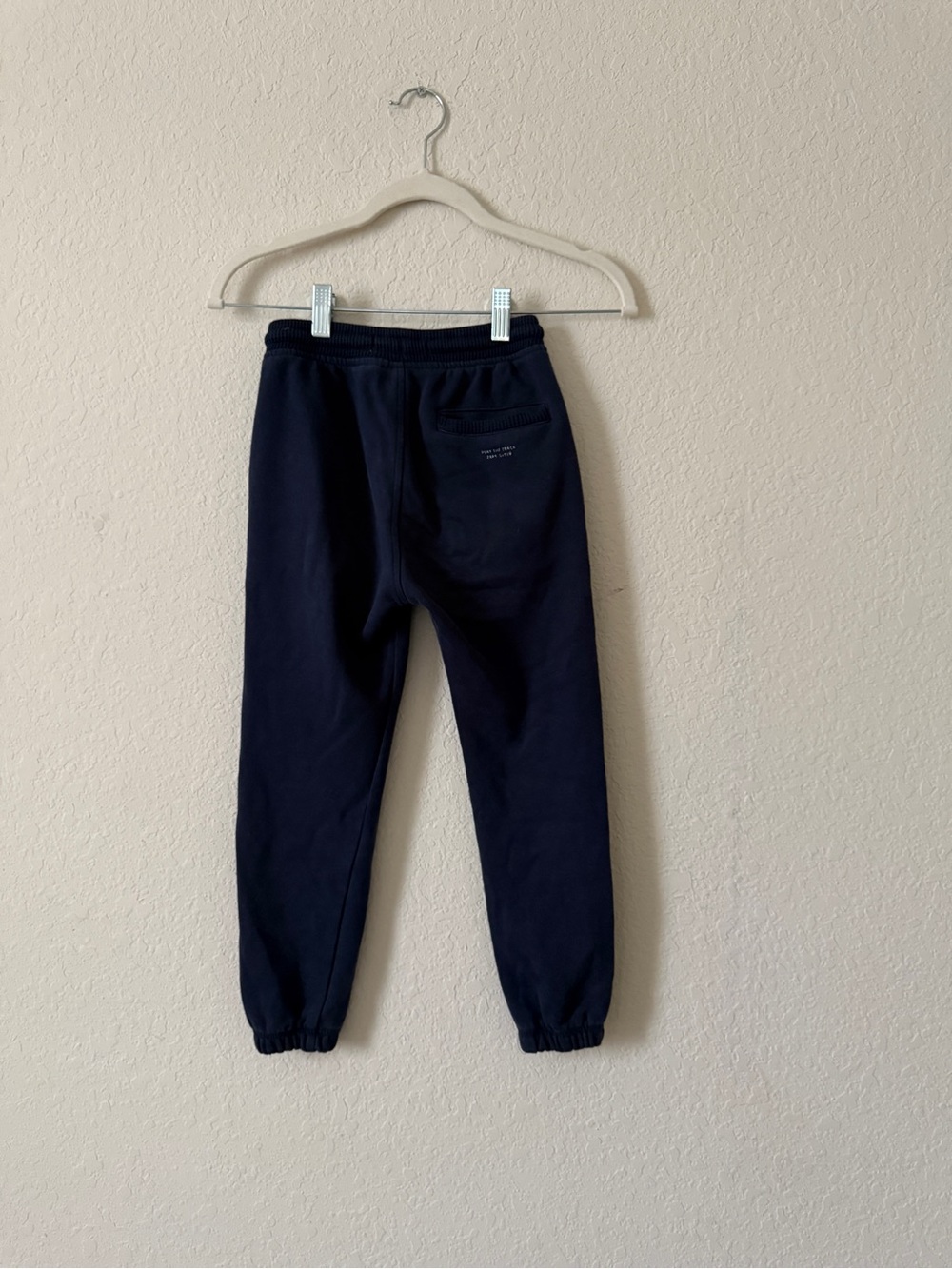 Nike Navy Blue Kids Joggers with White Swoosh - Picture 8 of 9